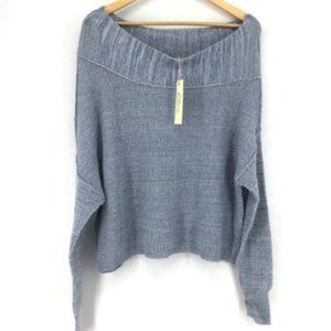 Slouchy Off-the-Shoulder Sweater